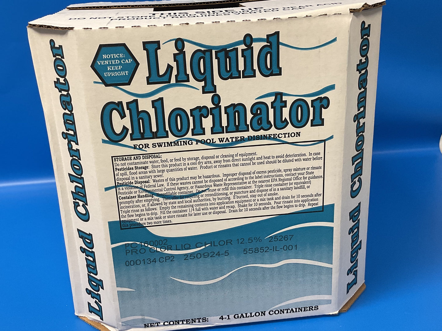 Liquid Chlorine Case