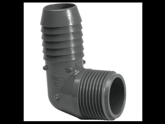 1-1/2" External Thread Barbed Elbow