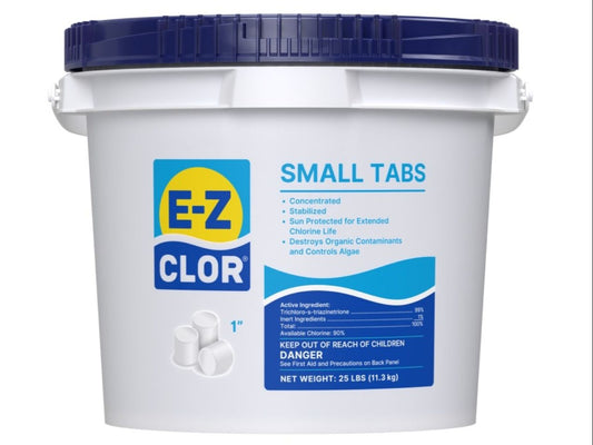 25# 1" Chlorine Tabs